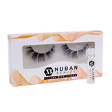 3D LUXURY MINK LASH WITH LASH GLUE - Nuban Beauty