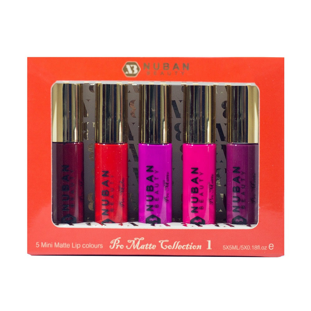 PRO MATTE 1 MINI LIPSTICK COLLECTION - Nuban Beauty