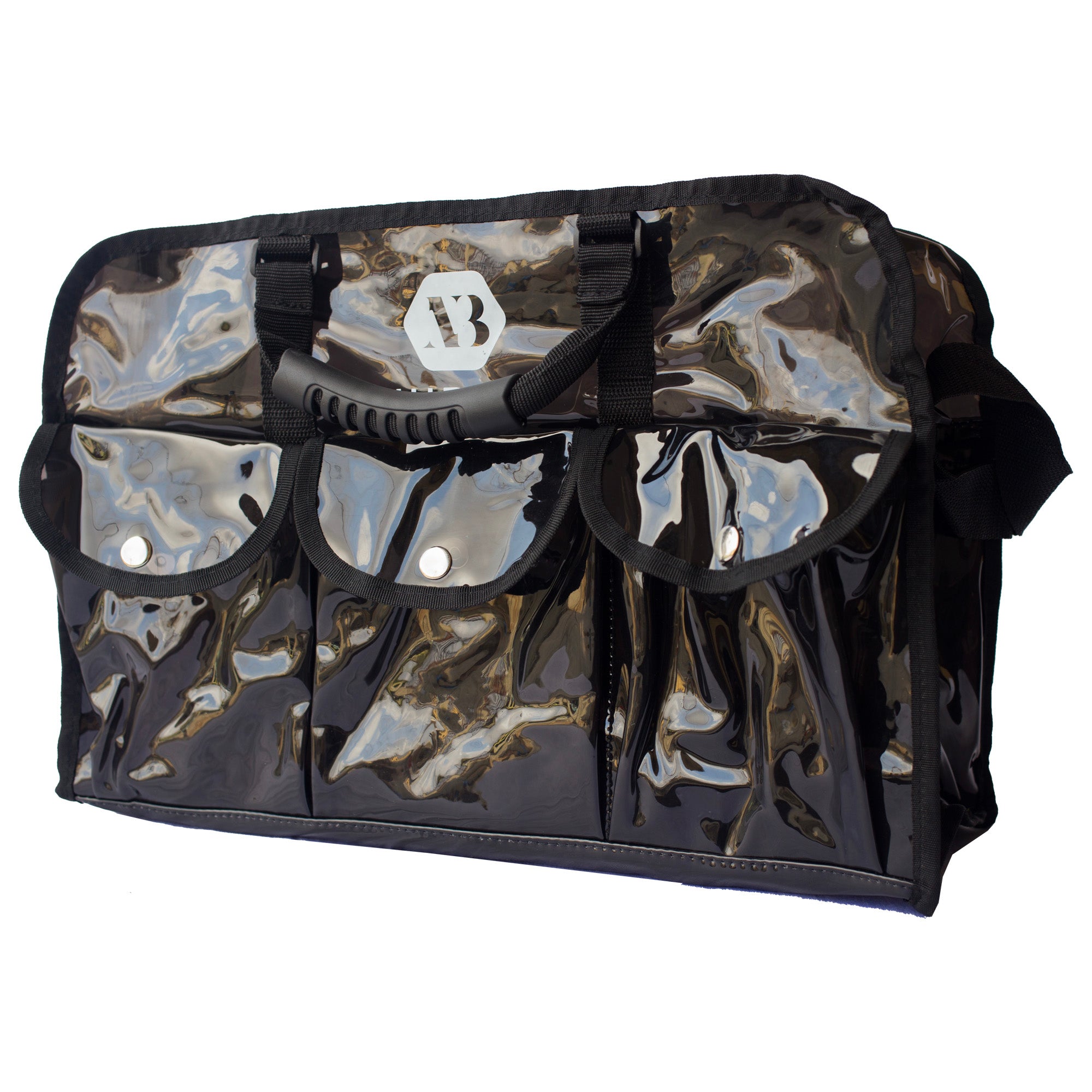 SET MAKEUP BAG [DARK-VINYL] - Nuban Beauty