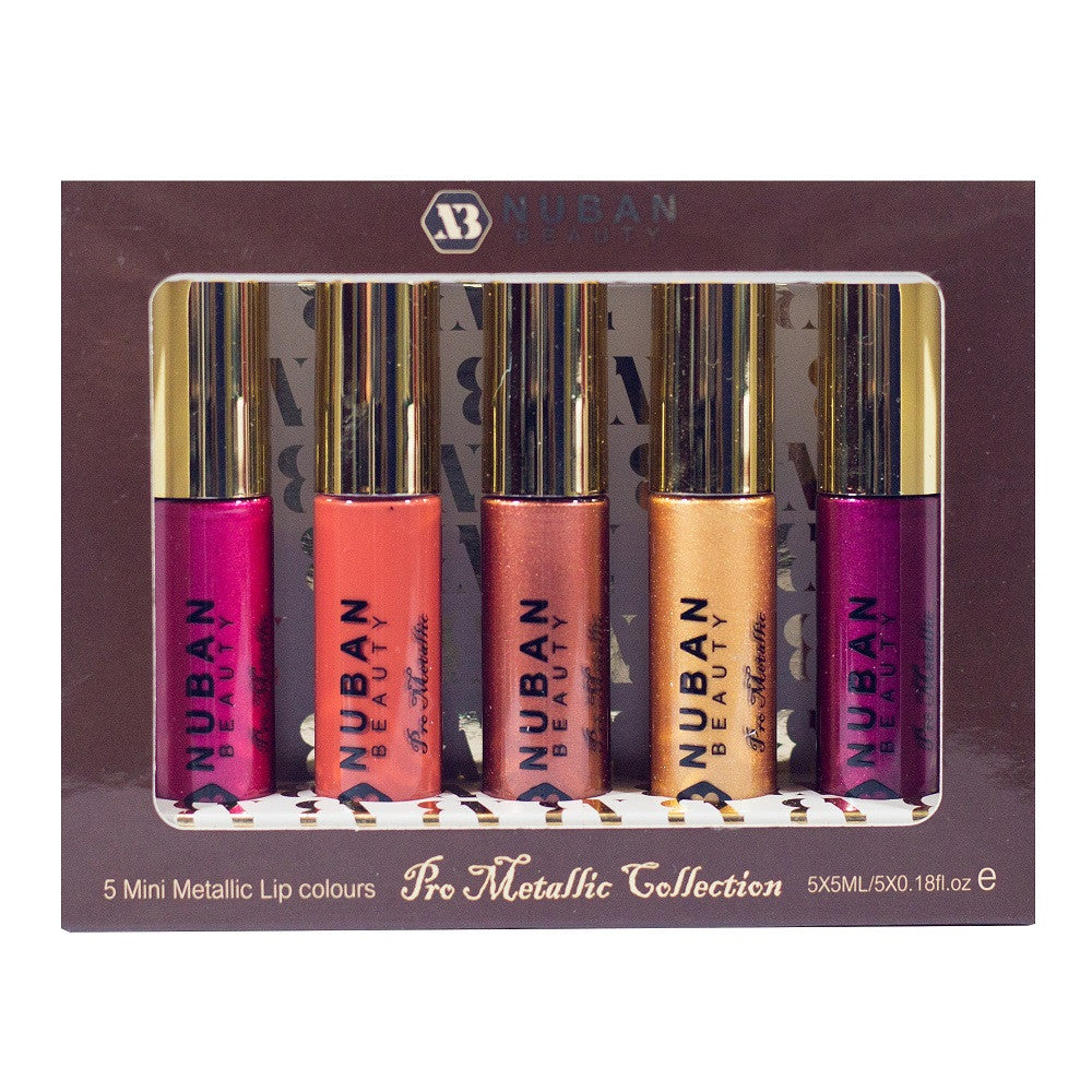 PRO METALLIC MINI LIPSTICK COLLECTION - Nuban Beauty