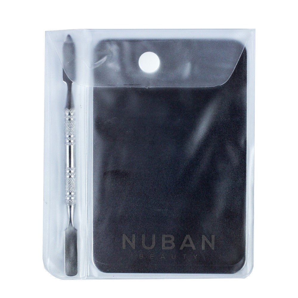 MIXING PALETTE AND SPATULA - Nuban Beauty
